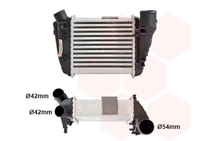 VAN WEZEL Kompressoriõhu radiaator 03004188